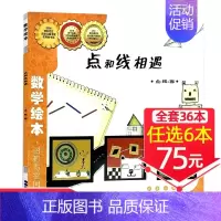 1、点和线的相遇[任选6本75元] [正版]!选6本75元点和线相遇数学绘本图形与空间一年级二年级老师启蒙认知早
