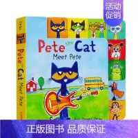 [正版]进口英文原版纸板书 Pete the Cat皮特猫英文绘本 Pete the Cat: Meet Pete 认识