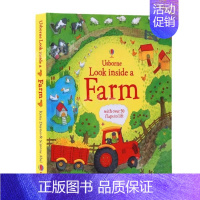 [正版]看里面系列农场 Usborne Look inside a Farm 英文原版绘本 儿童科普百科 精装纸板翻翻书