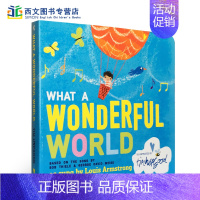 [正版]英文原版纸板书What a Wonderful World美妙的世界儿童想象力培养启蒙绘本宝宝认知完美世界幼儿撕