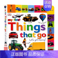 [正版]DK出版 My First Things That Go Let's Get Moving 启蒙学交通工具 英