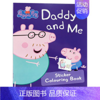 爸爸和我 粉红猪小妹 贴纸书 [正版]小猪佩奇 英文原版绘本 6册手掌纸板书 Peppa Pig Little Libr