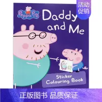 爸爸和我 粉红猪小妹 贴纸书 [正版]小猪佩奇 英文原版绘本 6册手掌纸板书 Peppa Pig Little Libr