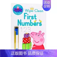 小猪佩奇擦擦书 数字123 [正版]小猪佩奇 英文原版绘本 6册手掌纸板书 Peppa Pig Little Libra