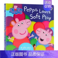 小猪佩奇爱软体玩具 [正版]小猪佩奇 英文原版绘本 6册手掌纸板书 Peppa Pig Little Library 粉