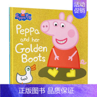 佩奇和金色靴子 [正版]小猪佩奇 英文原版绘本 6册手掌纸板书 Peppa Pig Little Library 粉红猪