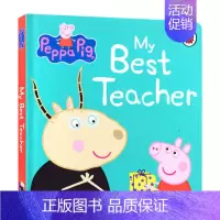 小猪佩奇 我的好老师 [正版]小猪佩奇 英文原版绘本 6册手掌纸板书 Peppa Pig Little Library