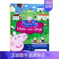 粉红猪躲猫猫 找找我在哪里 [正版]小猪佩奇 英文原版绘本 6册手掌纸板书 Peppa Pig Little Libra