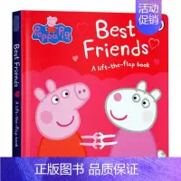 小猪佩奇好朋友 [正版]小猪佩奇 英文原版绘本 6册手掌纸板书 Peppa Pig Little Library 粉红猪