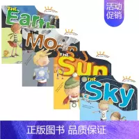 太阳系科普绘本 4册 [正版]The Solar System earth moon sky sun 太阳系儿童英语绘本