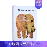 [正版]英文原版启蒙认知绘本 非点读 Brown Bear What Do You See棕熊你看见了什么Eric Ca