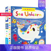 [正版]英文原版绘本 My Magical Sea Unicorn 儿童启蒙认知 机关抽拉滑动活动纸板书