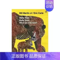 [正版]书籍英文原版 3-6岁 棕熊,棕熊,你看到了什么? Baby Bear, Baby Bear, What do