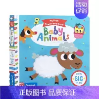 [正版]书籍英文原版 小动物 Baby Animals 低幼启蒙 儿童认知 科普读物 亲子教育 机关书 3-6岁