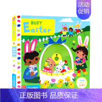 [正版]书籍英文原版3-6岁 忙碌的复活节 Busy Easter 低幼启蒙 儿童认知 儿童文学 纸板书