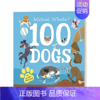 [正版]100 Dogs 100只狗 动物启蒙认知纸板书进口原版英文书籍