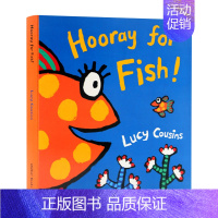 [正版]英文原版 Hooray for Fish 金鱼万岁 幼儿英语启蒙纸板书 小鼠波波同作者 Maisy Lucy C