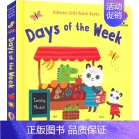 认识星期 [正版]Usborne Little Board Books 小小纸板书系列 三只小猪 小红帽 金发姑娘 老麦