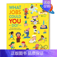 [正版]英文原版 What Jobs Could You Do? 你能做什么工作 英文版 儿童职业认知科普读物启蒙绘本