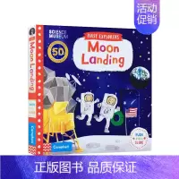 [正版]书籍英文原版3-6岁登月 Moon Landing 小小探险家系列 First Explorers 低幼启蒙 儿