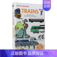 [正版]英文原版绘本 Ultimate Spotlight Trains 系列 火车 精装立体翻翻书 幼儿英语启蒙认知