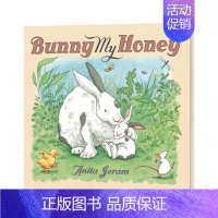 [正版]英文原版 Bunny My Honey 我的宝贝兔兔 儿童家庭主题情绪表达启蒙认知绘本 猜猜我有多爱你插画师An