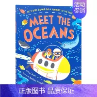 [正版]英文原版 Meet the Oceans 认识海洋 儿童海洋探索读物 低幼儿童英语启蒙认知绘本 亲子共读 英文版