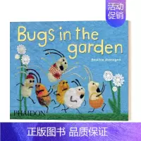 [正版]英文原版 精装 Bugs in the Garden 花园里的虫子 儿童趣味图书 启蒙认知触摸书 英文版 进口英