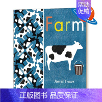 [正版]英文原版 Farm 农场 0-3岁幼儿儿童启蒙认知绘本 纸板书 James Brown 英文版 进口英语原版书籍