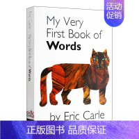 [正版]艾瑞卡尔 单词纸板书 英文原版 My Very First Book Of Words 低幼认知启蒙读物 Eri