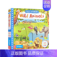 [正版]书籍英文原版 动物 Wild Animals 小小探险家系列 First Explorers 低幼启蒙 儿童认知