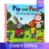 友好的蜗牛(平装) [正版]波西和皮普系列 英文原版绘本 Pip and Posy The Birthday Party