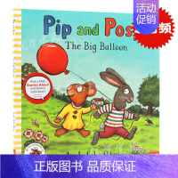 大气球 [正版]波西和皮普系列 英文原版绘本 Pip and Posy The Birthday Party 生日派对