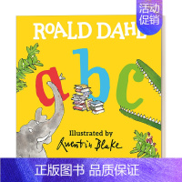 [正版]英文原版 Roald Dahl Abc 跟罗尔德·达尔学字母 儿童英文字母启蒙认知绘本 凯特格林纳威奖得主插画师