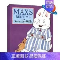 [正版]英文原版 Max's Bedtime 小兔麦斯和露比系列 麦斯的睡觉时间 儿童启蒙认知绘本 鹅妈妈童谣作者Ros