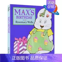 [正版]英文原版 Max's Birthday 小兔麦斯和露比系列 麦斯的生日 儿童启蒙认知绘本 鹅妈妈童谣作者Rose