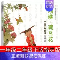 [正版]蝴蝶豌豆花 中国经典童诗 启发童诗绘本系列幼儿童绘本故事书亲子读物启发0-6/7-8岁幼儿童绘画 启蒙认知早教儿