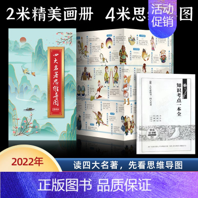 [专享定制]四大名著思维导图+考点 [正版]专享定制版 唐诗三百首思维导图 扫码有声完整版300首古诗书认知儿童可读绘本