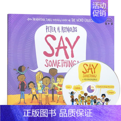 [正版]英文原版进口Say Something! (with audio on CD and story plus) 学