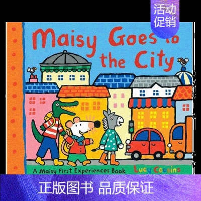 [正版]Maisy Goes to the City小鼠波波进城 英文儿童绘本 早教启蒙认知童书适合3-6岁