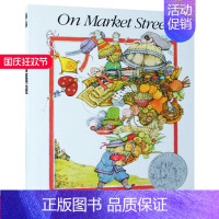 [正版]英文原版绘本 On Market Street 市场街经典字母书 ABC 26个字母 儿童英语启蒙认知学习 凯迪