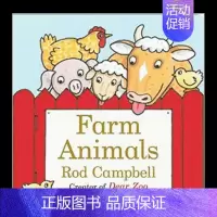 [正版]FarmAnimalsBoardBook农场的动物英文儿童认知启蒙绘本适合0-3岁