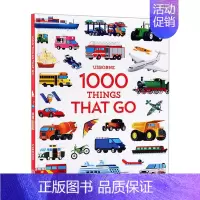 [正版]英文原版绘本 1000 Things That Go 1000种交通工具 精装大开本 精装 儿童启蒙认知书 英文