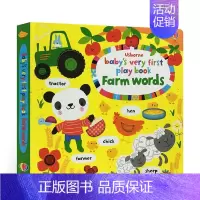 [正版]英文原版Baby's very first play book:Farm words 农场 Usborne尤斯伯