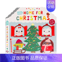 [正版]圣诞节 英文原版绘本 Little Friends Home for Christmas 儿童低幼启蒙绘本 纸板