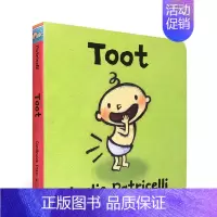 [正版]进口英文原版 小毛孩小脏孩 绘本 Toot嘟嘟声 Leslie Patricelli 幼儿启蒙绘本认知纸板书 行