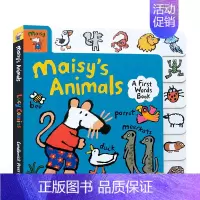 [正版]英文原版Maisy's Animals: A First Words Book小鼠波波系列梅西的动物0-3岁低幼