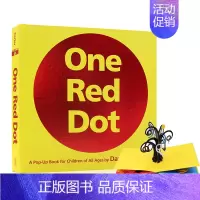 [正版]儿童艺术启蒙立体书 英文原版 One Red Dot 一个红点David A Carter数字形状认知趣味 A