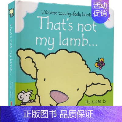 那不是我的小羊羔 [正版]Usborne That's Not My 那不是我的系列 儿童英语启蒙 0-3岁幼儿精装英文