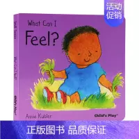 [正版]What Can I Feel 我能感觉到什么呢 英文原版绘本 儿童启蒙早教认知英语阅读物读本 纸板图画故事书